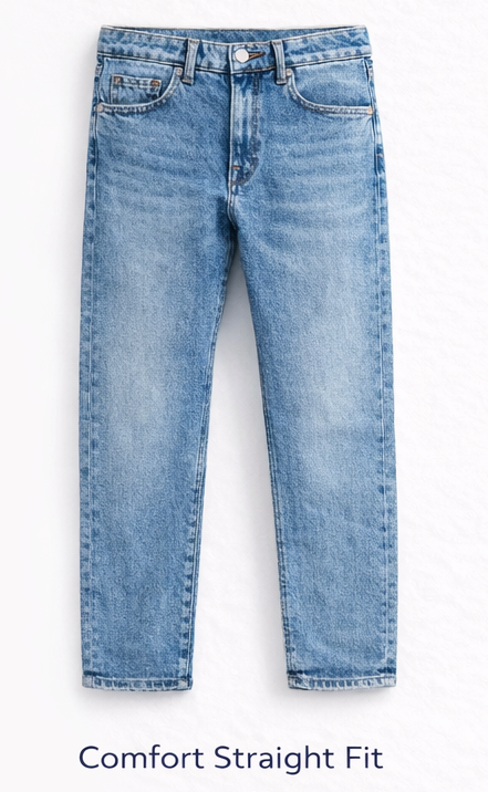 comfortable straight leg jeans men
