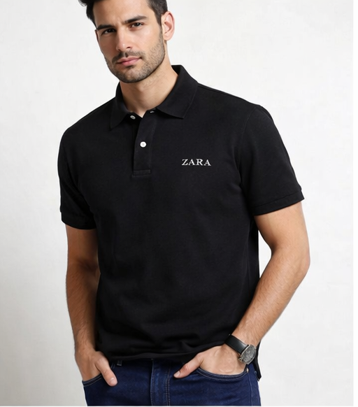 Premium Polo T-Shirt – Black
